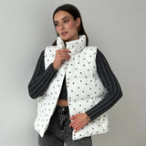 Printed Cotton-padded Jacket Waistcoat European And American Women Bigbuy