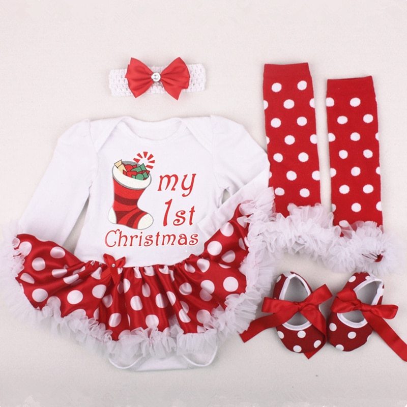 Four-piece Christmas Gift Newborn Clothing Set Baby Bigbuy