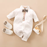 Gentleman's Baby Clothes, Long-sleeved Baby Clothes, Gentleman's Romper Bigbuy