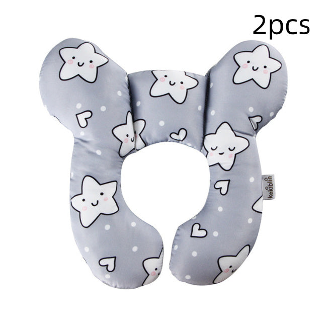 Infant Pillow  Baby Bed  U-Shaped Safety Seat  Neck Guard  Fixed Stereotyped Stroller Pillow Bigbuy