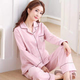 Women's Cotton Pajamas Can Be Worn Outside In Spring And Autumn Bigbuy
