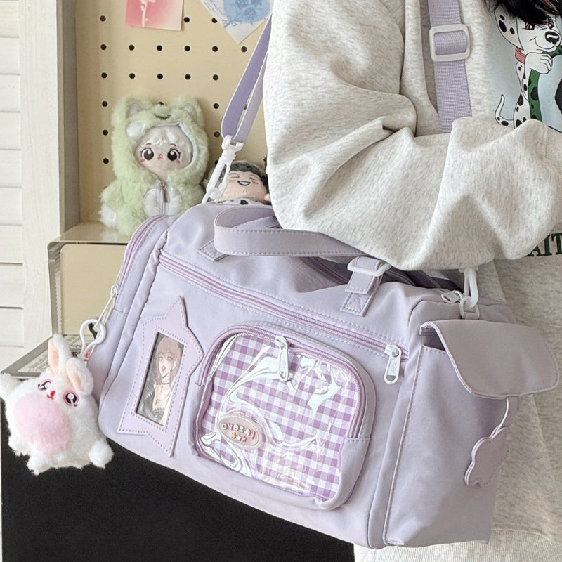 Casual Tote Large Capacity Women's Transparent Shoulder Messenger Bag Bigbuy