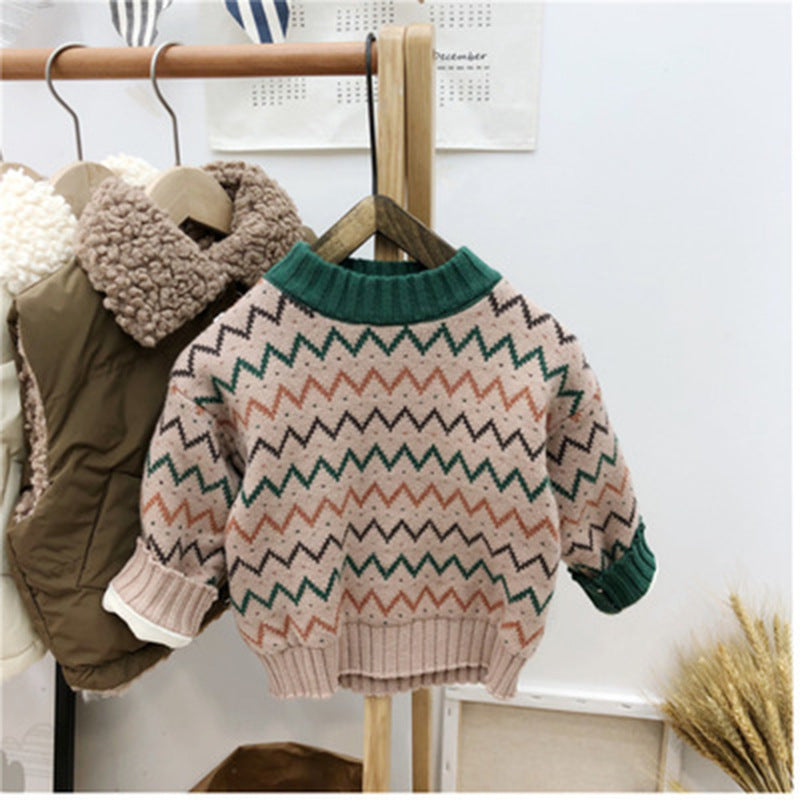 Korean Version Of Childrens Clothing Mens And Womens Baby Sweater Bigbuy