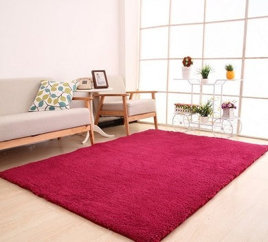 Living Room Rug Area Solid Carpet Fluffy Soft Home Decor White Plush Carpet Bedroom Carpet Kitchen Floor Mats White Rug Tapete Bigbuy