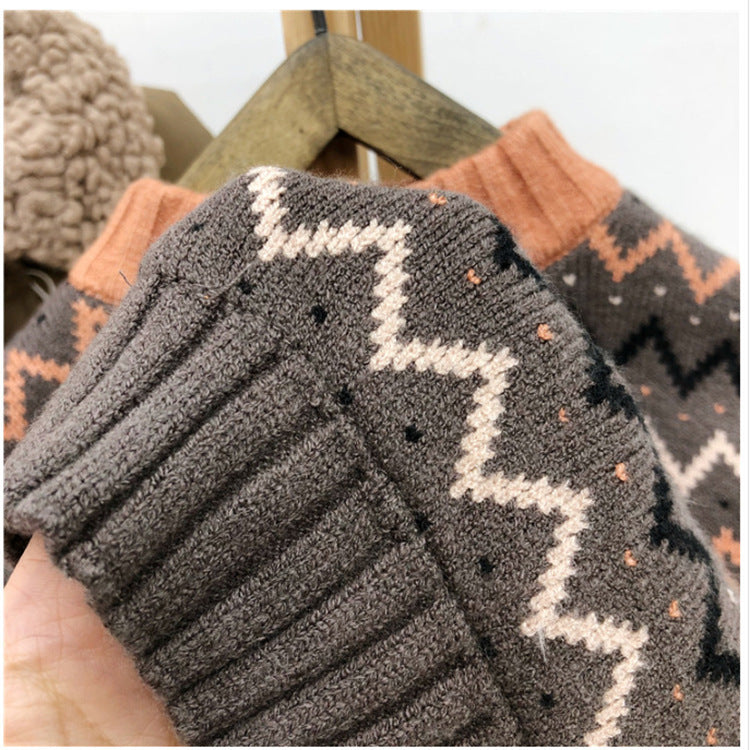 Korean Version Of Childrens Clothing Mens And Womens Baby Sweater Bigbuy