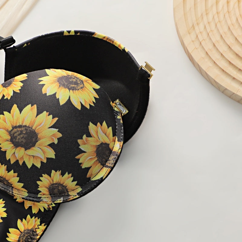 Women's Chrysanthemum Style Sexy Lingerie Set Bigbuy