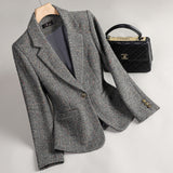 Women's Wool Suit Jacket Bigbuy