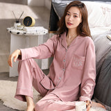 Women's Cotton Pajamas Can Be Worn Outside In Spring And Autumn Bigbuy