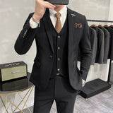 Wedding Dress Suit 3-piece Business Men's Suit Bigbuy