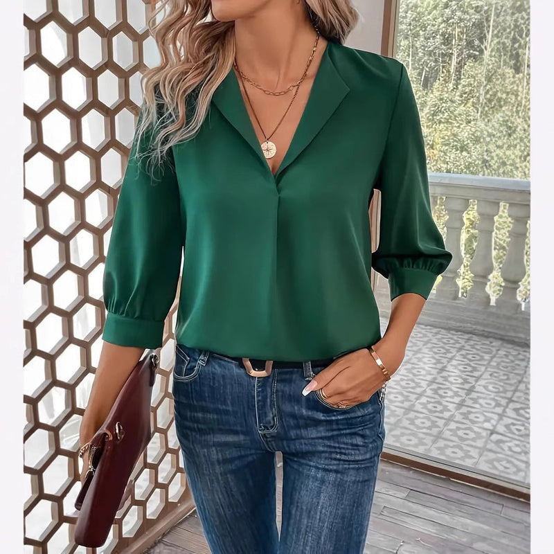 Women's Fashion Loose-fitting Long Sleeves Shirt Bigbuy