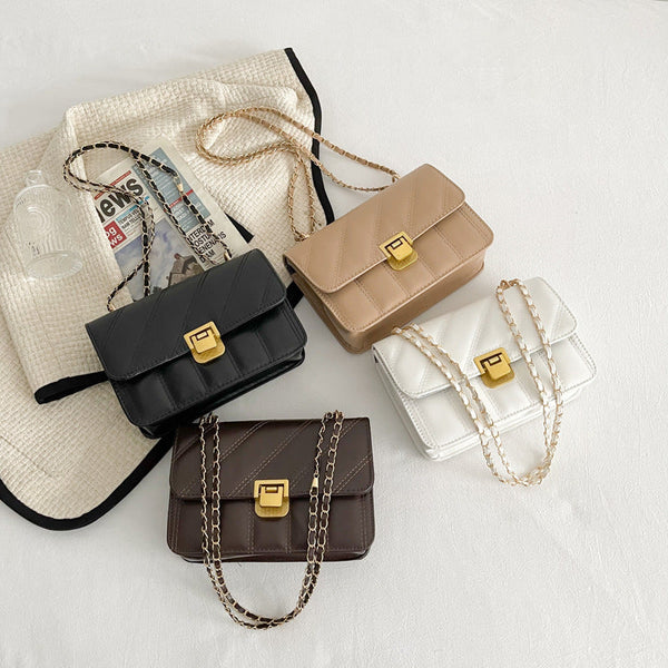 Niche Texture Western Style Shoulder Messenger Bag Small Square Bag Bigbuy