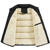 Warm Stand Collar Casual Sleeveless Waistcoat Top For Men Bigbuy