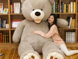 Giant Teddy Bear Plush Toy Huge  Soft Toys  Leather Shell Bigbuy