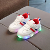 Kimmy White LED Sneakers Shoes Bigbuy