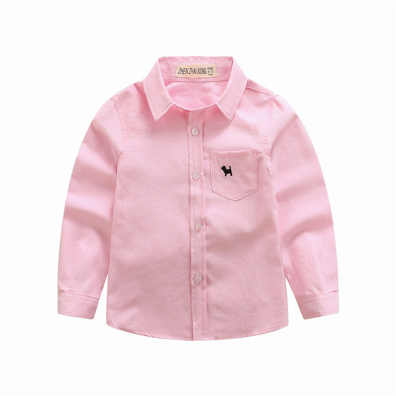Children's Shirts Boys' Long-sleeved Shirts Bigbuy