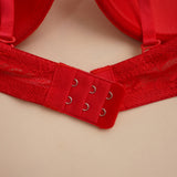 Women's Sexy Push-up Lingerie Set, Red Bigbuy