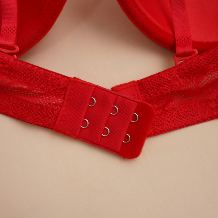 Women's Sexy Push-up Lingerie Set, Red Bigbuy