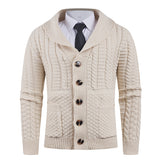 New Men's Long-sleeve Cardigan Sweater Coat Plus-sized Bigbuy