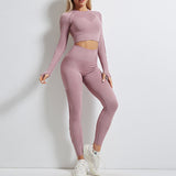 High Waist Trousers Yoga Clothes Long Sleeve Trousers Bigbuy