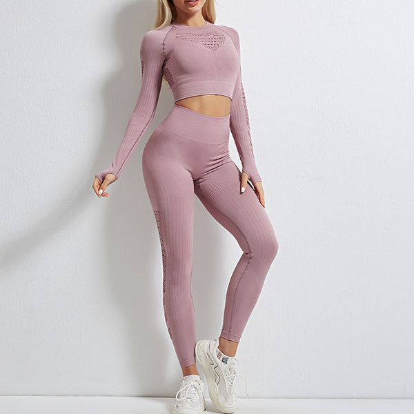 High Waist Trousers Yoga Clothes Long Sleeve Trousers Bigbuy
