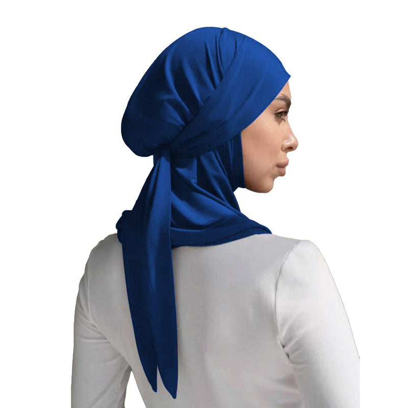 Solid Color Convenient Strap Headscarf Suit Bigbuy