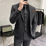 Wedding Dress Suit 3-piece Business Men's Suit Bigbuy