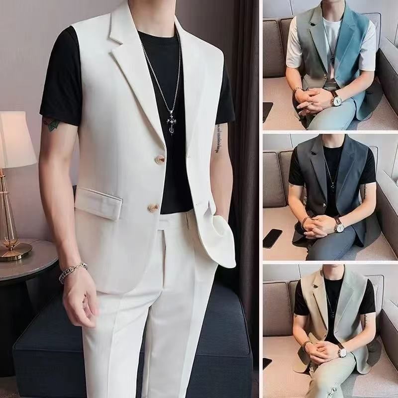 High Sense Business Lightly Mature All-matching Slim Fit Vest Bigbuy