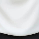 Women's Elegant Draped Neck Blouse, Solid Color Ruffle Detail Long Sleeve Shirt For Office And Formal Wear Bigbuy