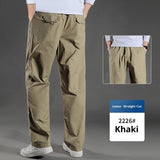 Men's Overalls Cotton Loose Casual Pants Straight Trousers Bigbuy