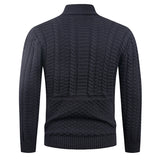 New Men's Long-sleeve Cardigan Sweater Coat Plus-sized Bigbuy