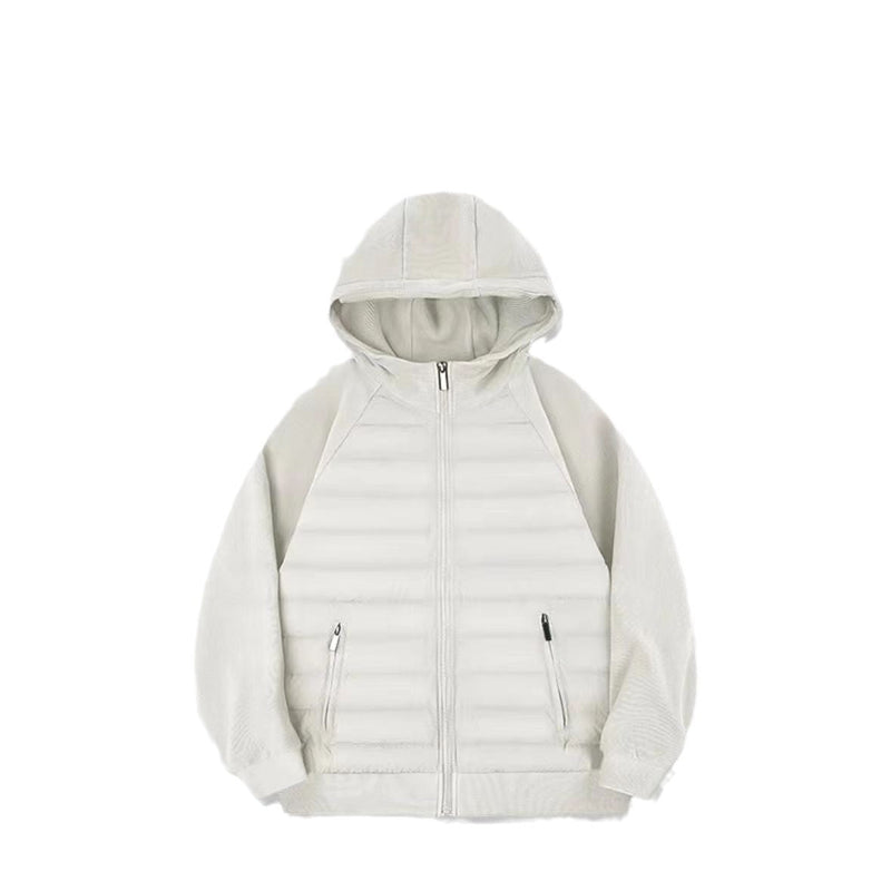 Casual Simple Cotton With Solid Color Coat Bigbuy