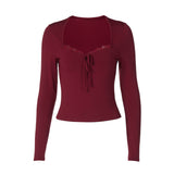 Women's Lace Fashion Hot Girl Skinny Slimming Top Bigbuy