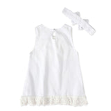 Girls baby sleeveless bow skirt Bigbuy