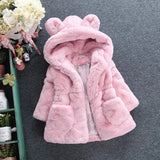 A girl's fur coat for autumn and winter Bigbuy