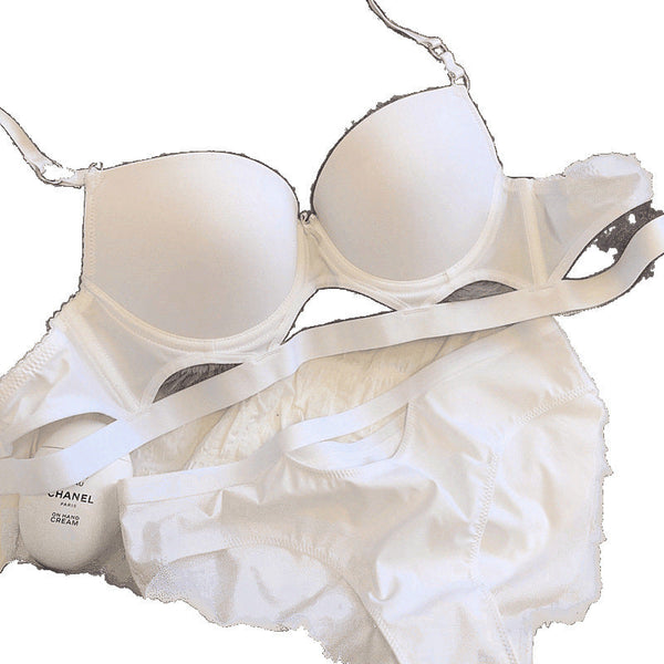 Small Chest Push Up Big Underwear Women's Hollow Soft Wire Accessory Breast Push Up 34 Bra Set Bigbuy