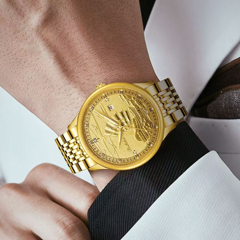 Smooth Sailing Calendar Night Light Waterproof Men's Watch Bigbuy