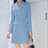 Office Lady Style Slimming Waist Trimming Coat Women's Top Bigbuy