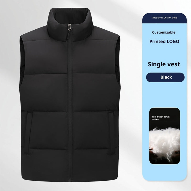 Soft Shell Waterproof Down Cotton Vest Work Clothes Bigbuy
