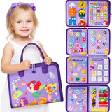 New Busy Book Children's Busy Board Dressing And Buttoning Learning Baby Early Education Preschool Sensory Learning Toy Bigbuy