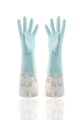 Cleaning Rubber Single Layer Thin Extended Waterproof Gloves Bigbuy