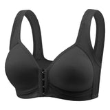 Full Cup Inner Without Steel Ring Wide Shoulder Vest Type Front Closure Bra Bigbuy