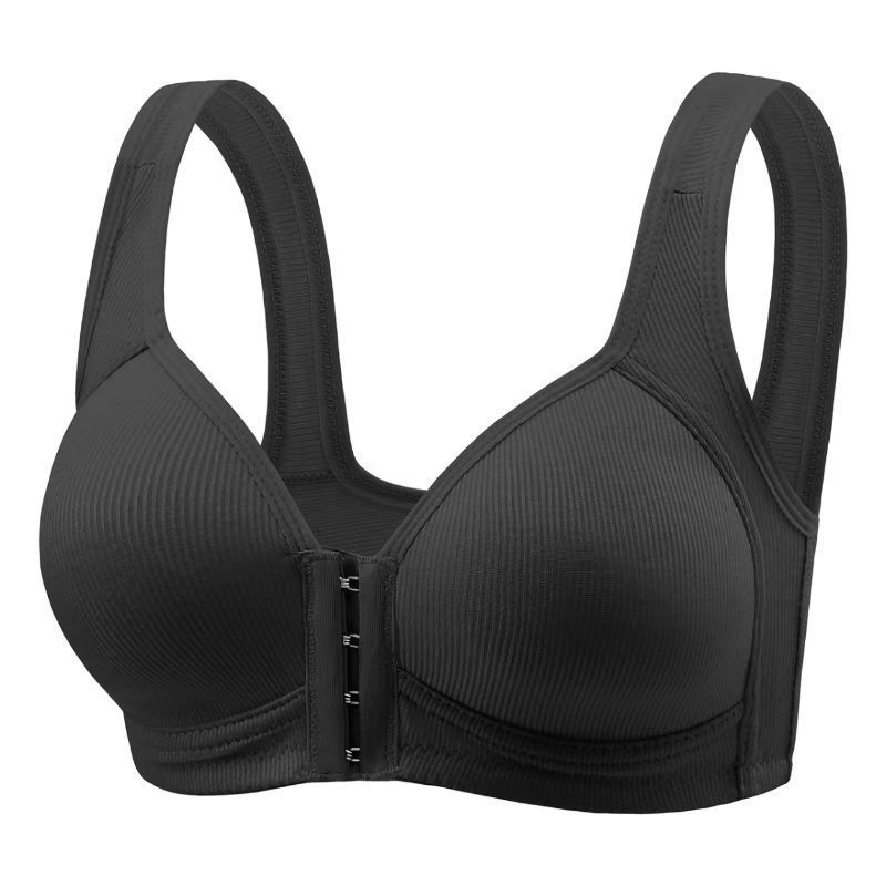 Full Cup Inner Without Steel Ring Wide Shoulder Vest Type Front Closure Bra Bigbuy