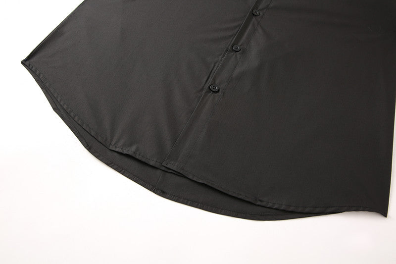 Teenage Men's Stand-up Collar Shirt Bigbuy