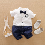 Gentleman's Baby Clothes, Long-sleeved Baby Clothes, Gentleman's Romper Bigbuy