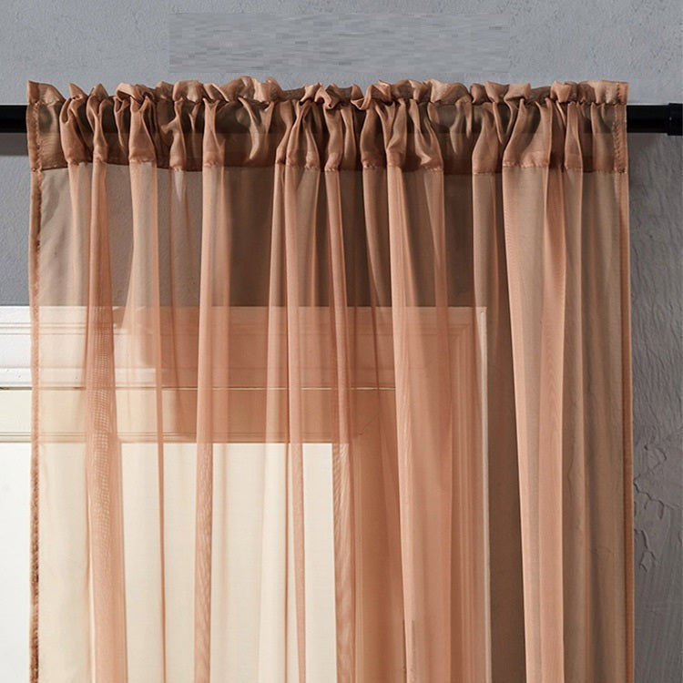 Modern And Simple Pure Color Cotton And Linen Window Screen Bigbuy