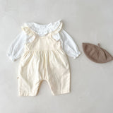 Baby Girl's Loose Adjustable Suspender Romper Bigbuy