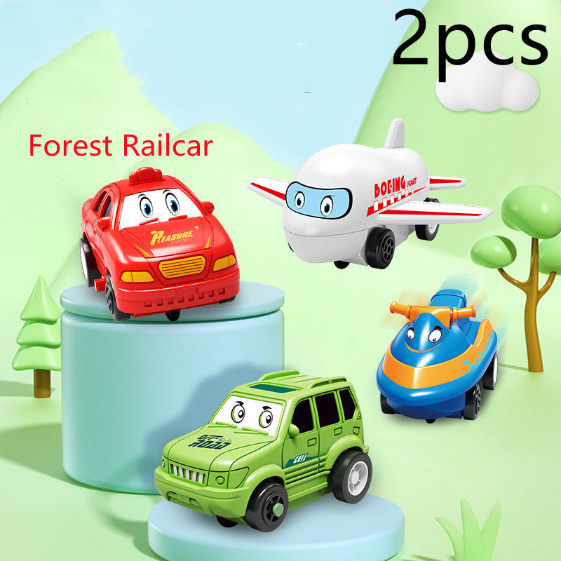Children Puzzle Electric Railroad Speeder DIY Assembly Electric Car Automatic Rail City Scene Construction Education Toy Gift Bigbuy