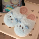 Cute Cartoon Cotton Slippers Female Student Winter Bigbuy