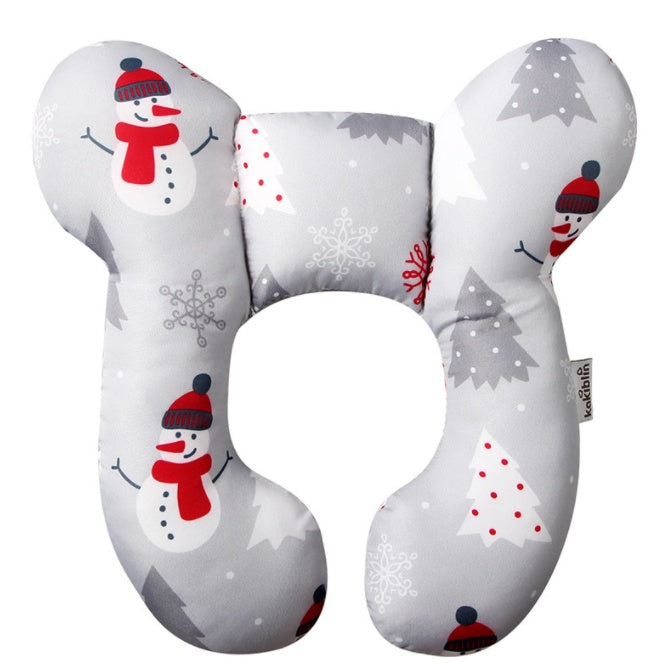 Infant Pillow  Baby Bed  U-Shaped Safety Seat  Neck Guard  Fixed Stereotyped Stroller Pillow Bigbuy