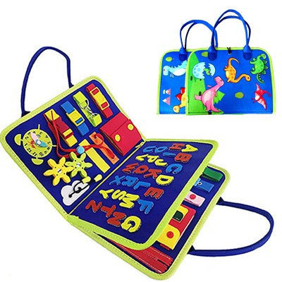 New Busy Book Children's Busy Board Dressing And Buttoning Learning Baby Early Education Preschool Sensory Learning Toy Bigbuy